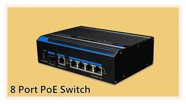 8 Port PoE Switch