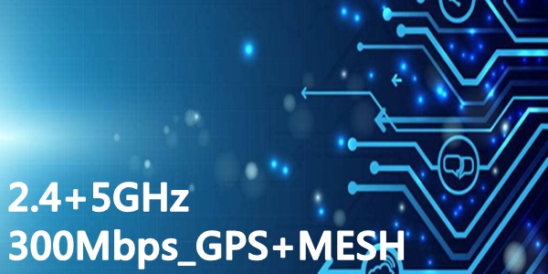 2.4+5GHz_300Mbps_GPS_Mesh